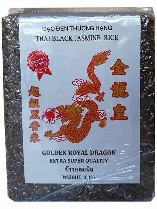 Golden Royal Dragon Thai Svart Jasminris 1kg ✖ 20