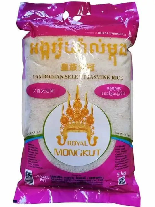 Royal Mongkut Kambodjanskt jasminris 5kg ✖ 4