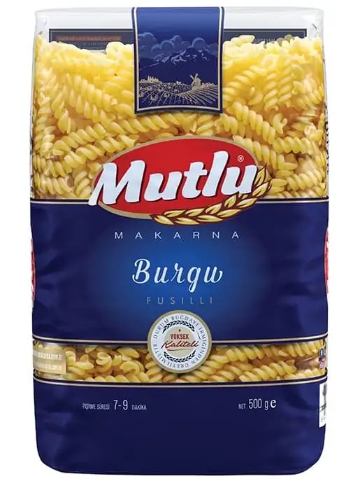 Mutlu Fusilli Pasta 500g ✖ 20