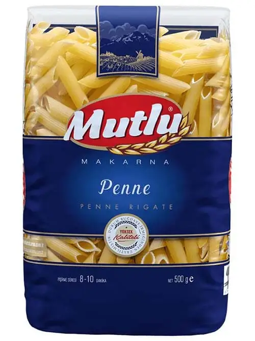 Mutlu Penne Rigate Pasta 500g ✖ 20