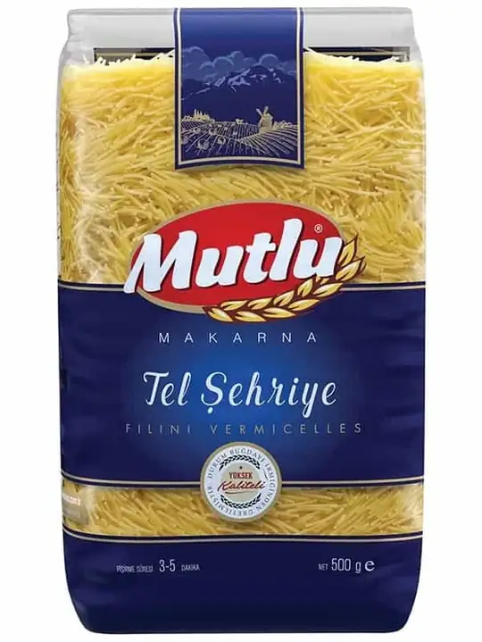 Mutlu Vermicelli Pasta 500g ✖ 20