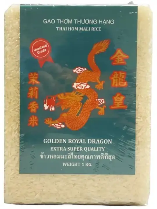 Golden Royal Dragon Thai Jasminris (Hom Mali ris)-2025- 1kg ✖ 20