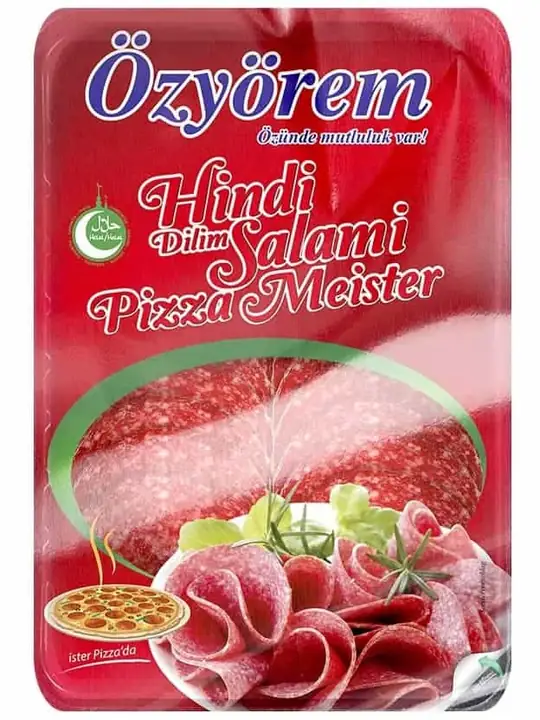 Özyörem Kalkonsalami Skivor Pizza Meister 400g ✖ 6