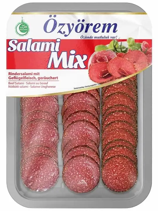Özyörem Blanda Nötkött Salami Skivor 100g ✖ 10