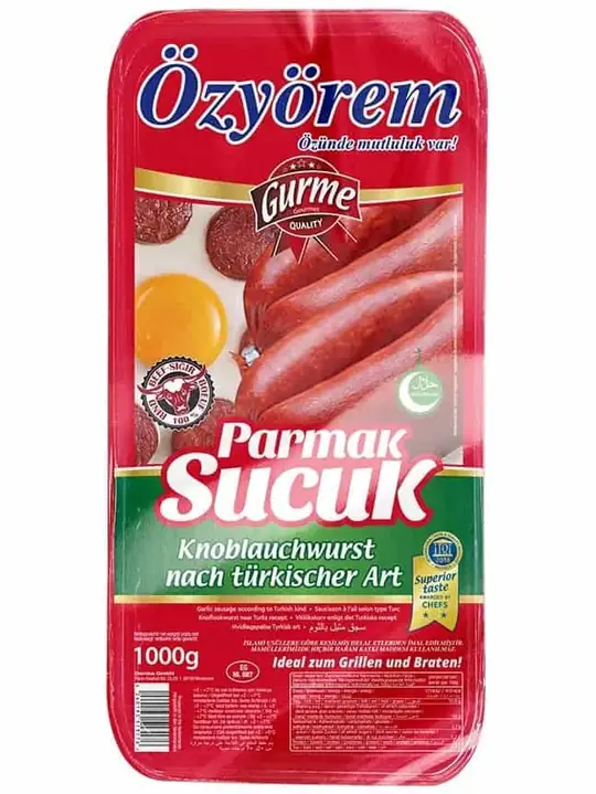 Özyörem Finger Sucuk/Korv (100% Nötkött) 1kg ✖ 9