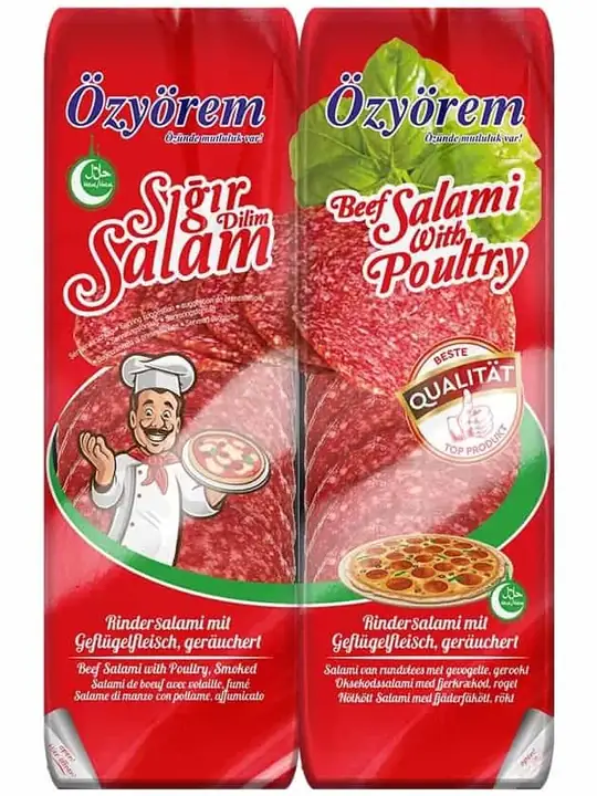 Özyörem Nötkött Salami Skivor (Dubbelpack) 2x200g ✖ 6