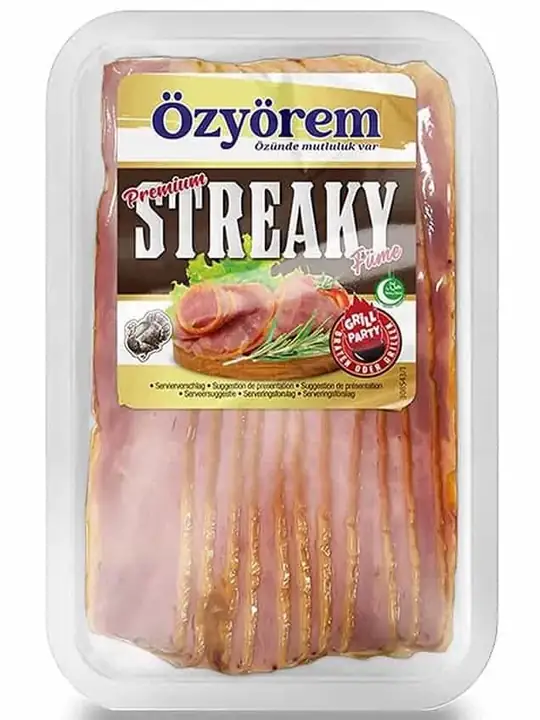 Özyörem Premium Streaky Rökt kalkonskiva 150g ✖ 10