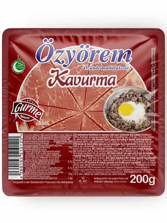Özyörem Kavurma - Kokt Nötkött 200g ✖ 12