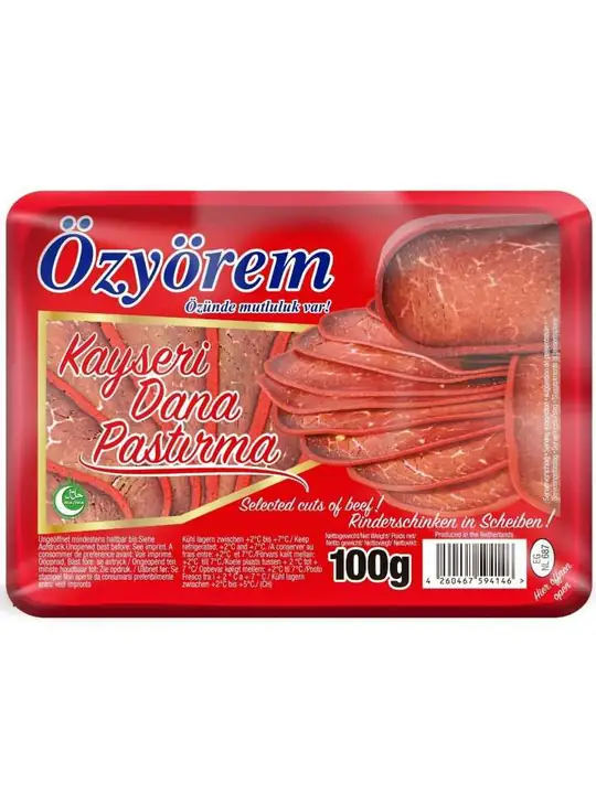 Özyörem Kayseri Nötkött Pastirma 100g ✖ 15