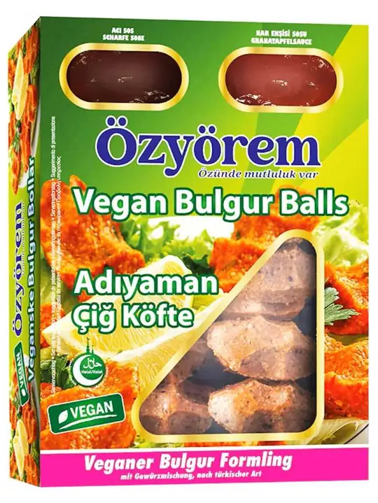 Özyörem Stark Veganska Bulgur Biffar (Cigköfte) 400g ✖ 8
