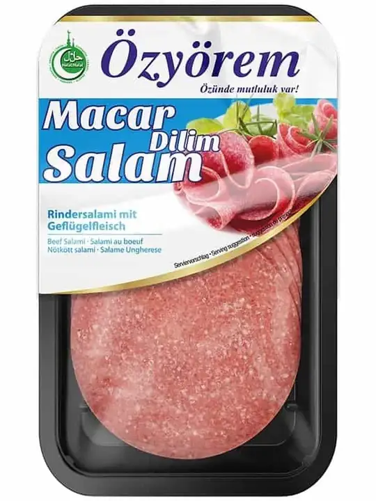 Özyörem Ungersk Stil (Macar) Skivad Nötköttsalami 80g ✖ 12