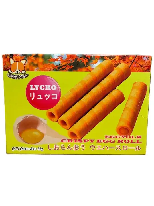 Lucky-Pock Snack Rullar Äggula 66g ✖ 48