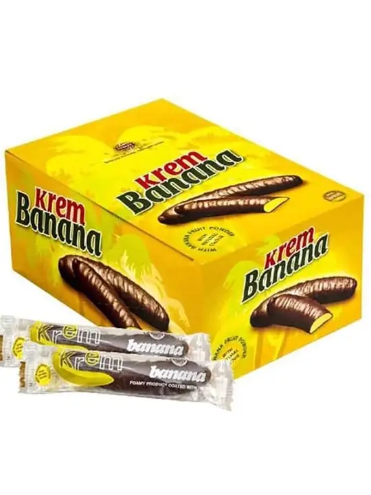 Evropa Kräm Banan - Chokladöverdragen 544g ✖ 10