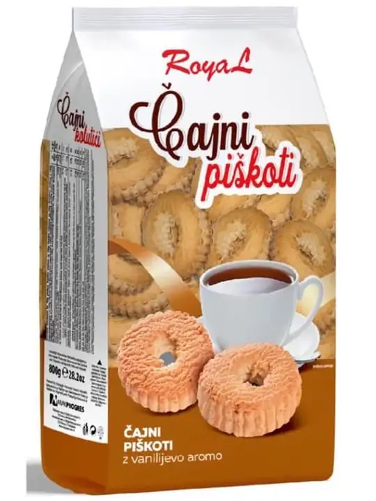 RoyaL Vaniljsmakande Tekex 800g ✖ 8
