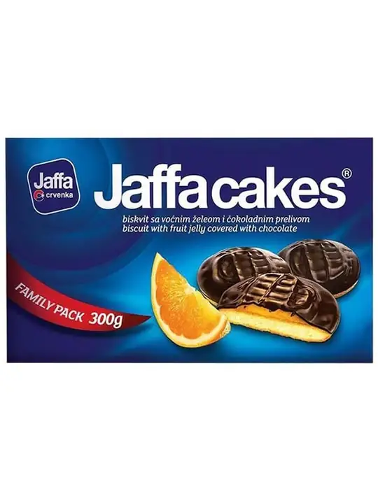 Jaffa Crvenka Jaffakakor med Apelsinmarmelad 250g ✖ 12