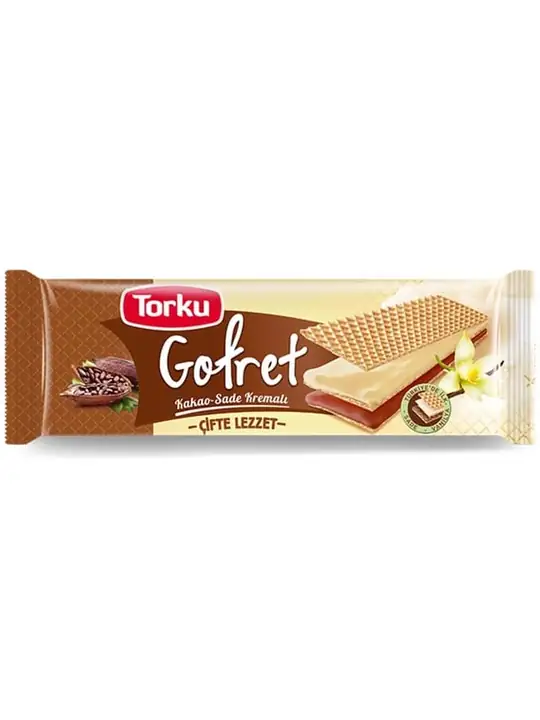 Torku Kakaokräm & Vaniljkrämfylld Wafers 142g ✖ 19