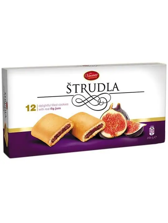 Vincinni Strudel - Fikon marmeladfylld Kaka 240g ✖ 12