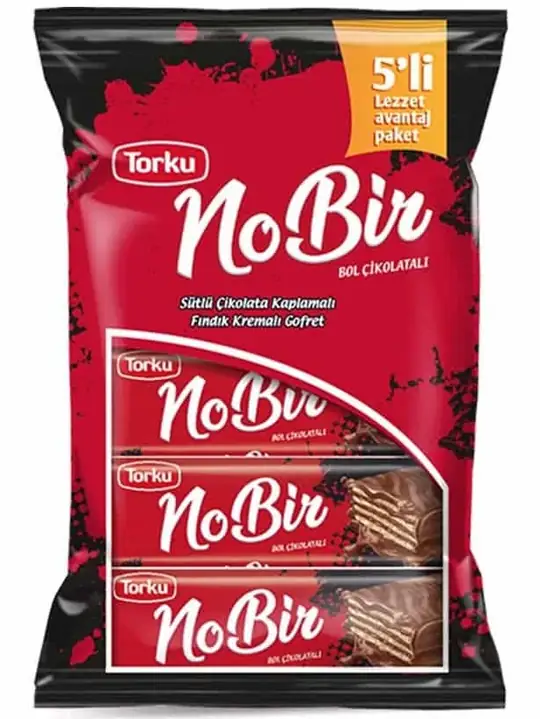 Torku NoBir Chokladwafers (5-pack) 175g ✖ 16