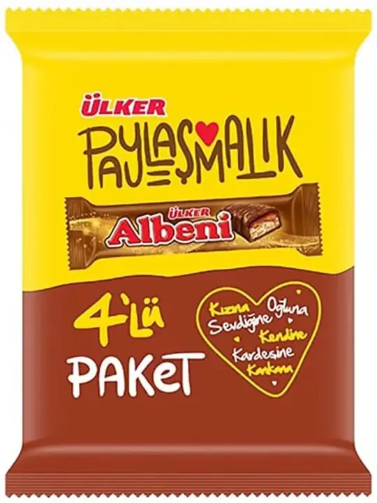 Ulker Albeni Chokladbar 4-pack 160g ✖ 24