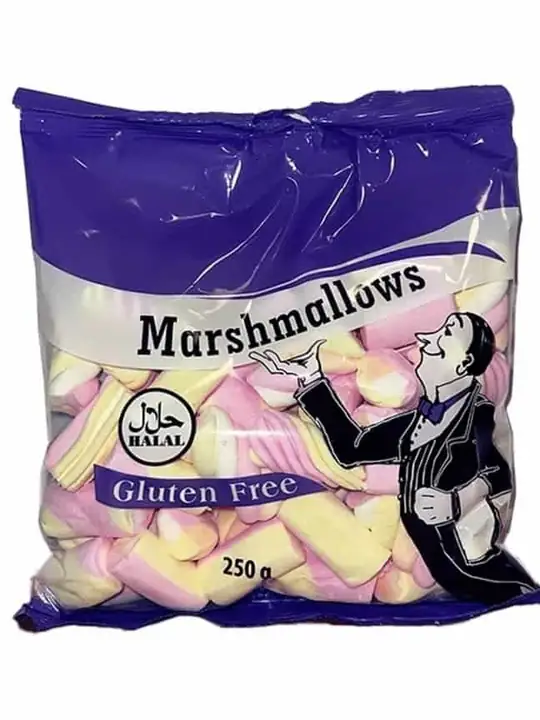 Marshmallows Blandade (Halal & Glutenfri) 250g ✖ 18