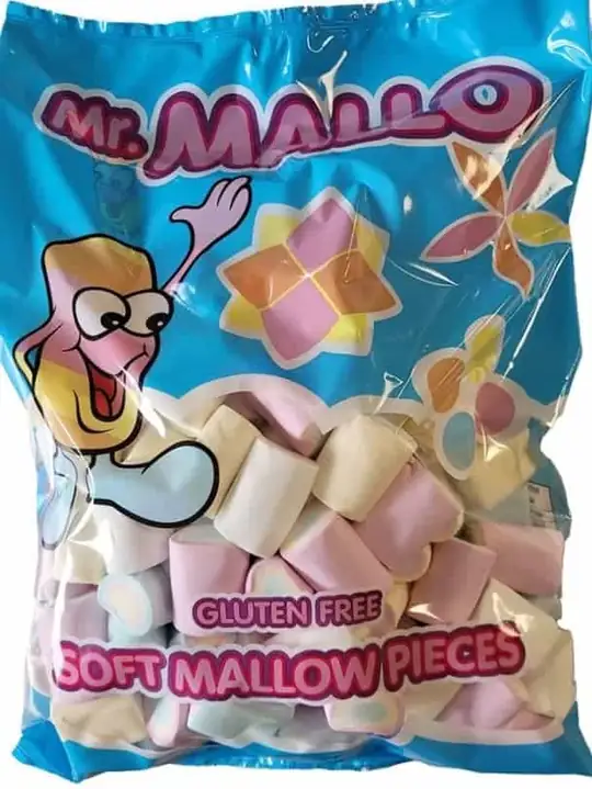 Mr.Mallo Marshmallows (Glutenfri & Halal) 800g ✖ 8
