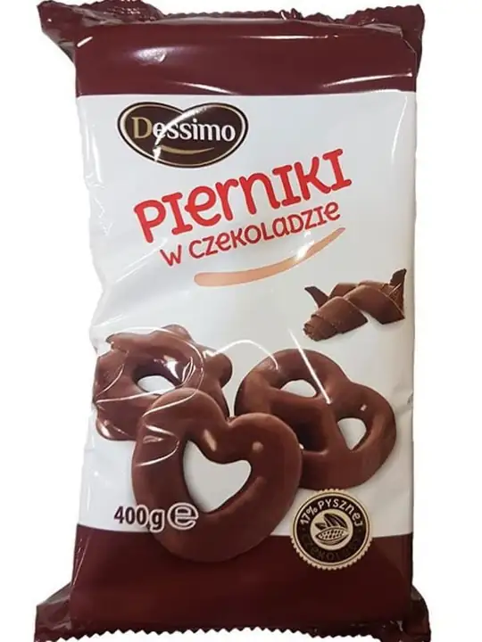 Dessimo Pierniki - Polska Pepparkakor i Choklad 400g ✖ 10
