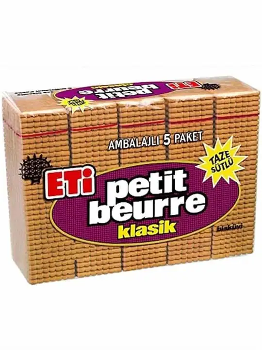 Eti Petit Beurre Klassisk Kex 5-Pack 800g ✖ 6