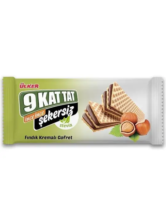Ulker Sockerfria Hasselnötswafers 118g ✖ 16