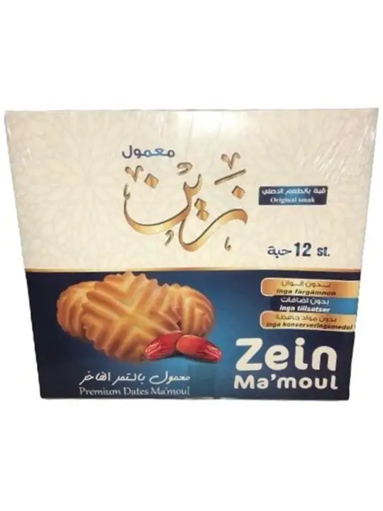 Zaina Mamool Original Blå Dadelkex 440g ✖ 12