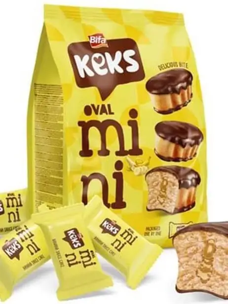 Bifa Oval Mini Kaka med Banan ✖ 16