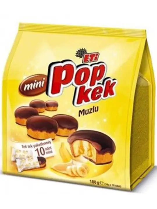 Eti PopKek - Mini Banan Kaka (10-pack) ✖ 10