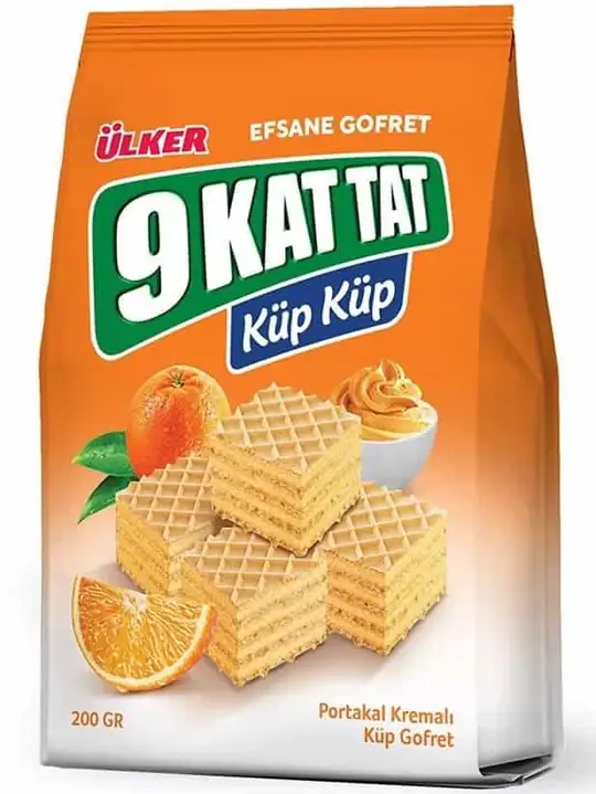 Ulker Apelsinkräm Kub Wafers 200g ✖ 10