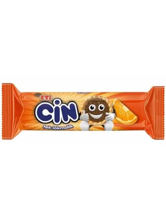 Eti Cin Enbets Kex med Apelsinsmak 114g ✖ 18