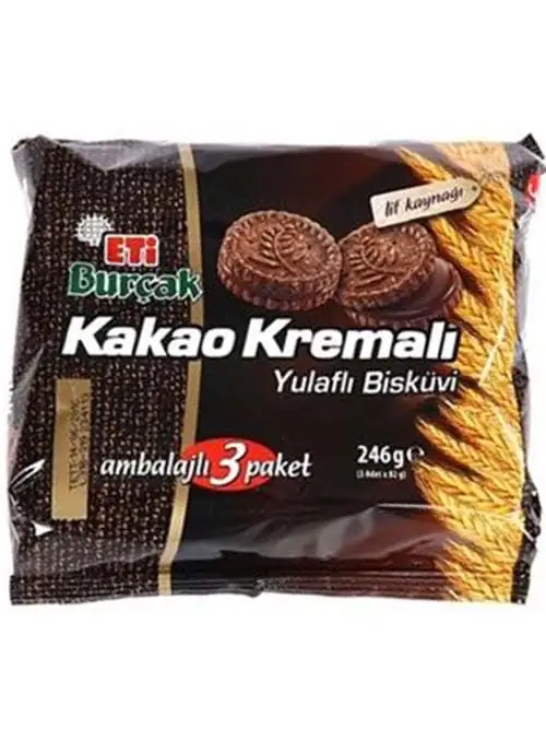 Eti Burcak Havrekex med Kakaokräm 246g ✖ 9
