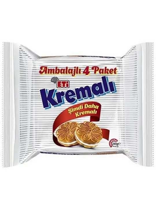 Eti Krämfyllda Kexsmörgåsar 4-Pack 244g ✖ 10