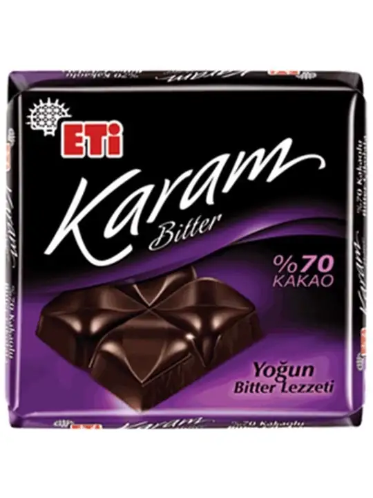 Eti Karam - Mörk Choklad (70% Kakao) ✖ 10