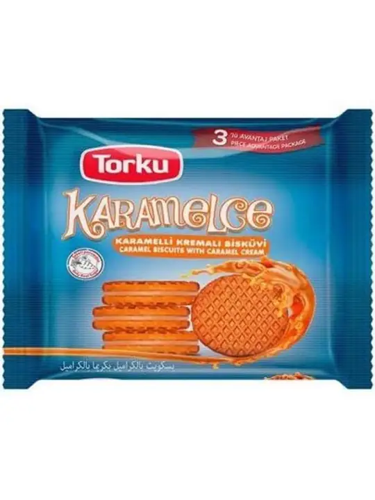 Torku Karamellkrämfylld Kex (3-pack) ✖ 8