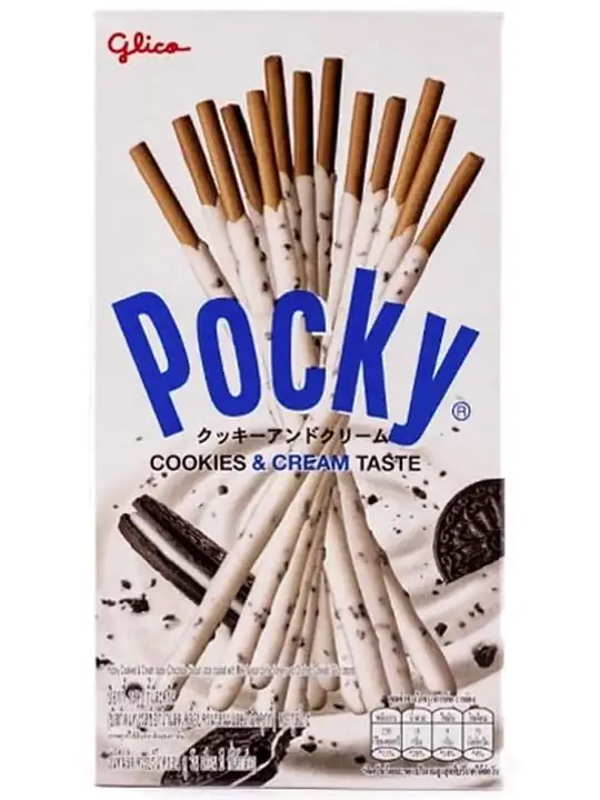 Glico Pocky Kakor & Grädde Kexpinnar 45g ✖ 10