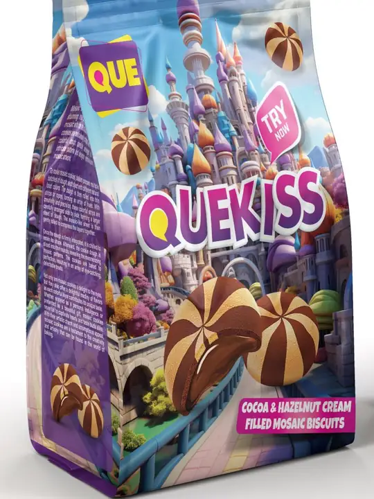QUEKISS Kakaokrämfyllda Mosaikkex 150g ✖ 12
