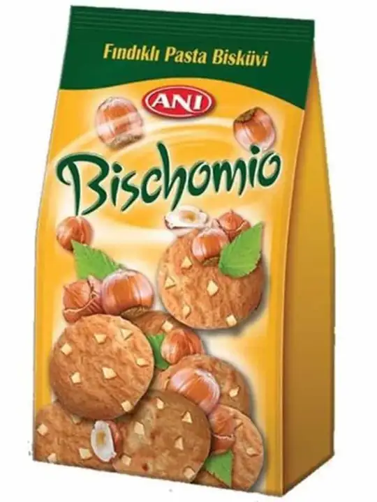 ANI Bischomio Hasselnötskaka Kex 150g ✖ 16