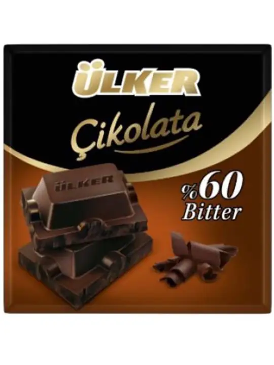 Ulker Choklad 60% Mörk 60g ✖ 6