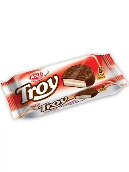 ANI Troy Chokladdoppad Marshmallow kakor 152g ✖ 12