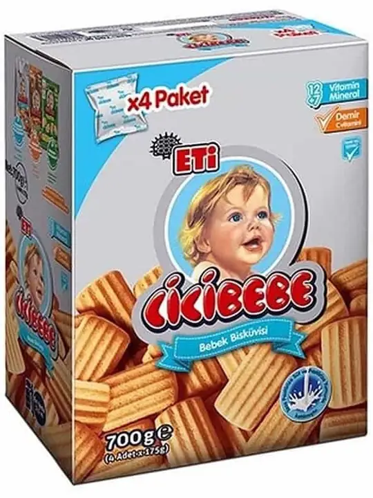 Eti Cicibebe Bebiskex 4-Pack 700g