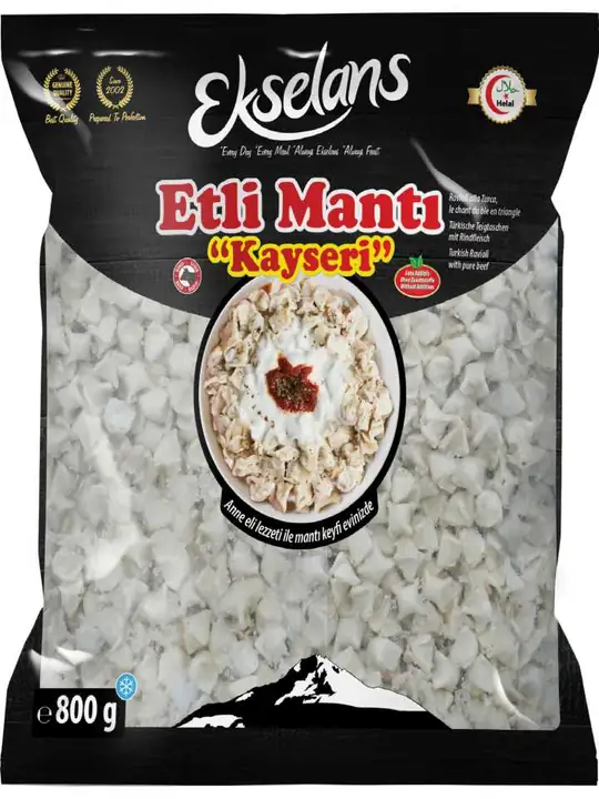 Ekselans Nötfärs Ravioli (Manti) - Kayseri Style 800g ✖ 9