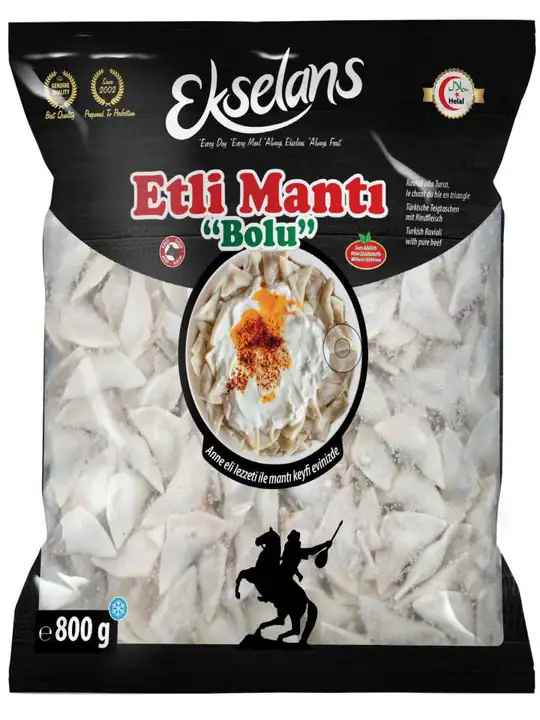 Ekselans Nötfärs Ravioli (Manti) - Bolu Style 800g ✖ 9