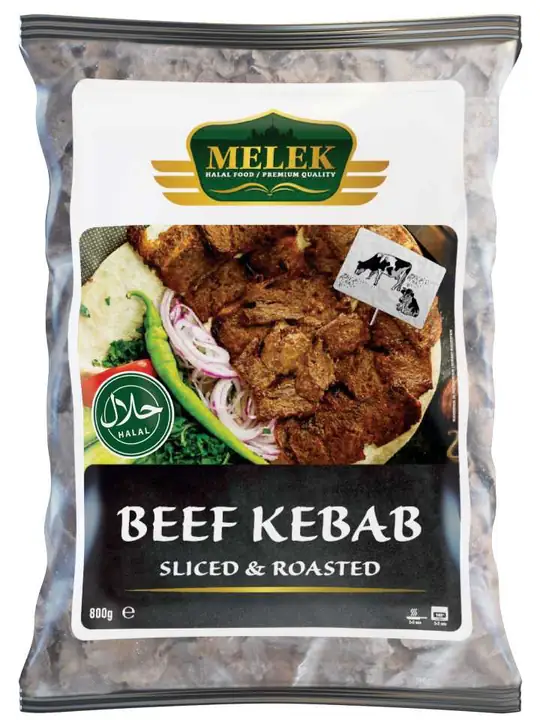 Melek Nöt Kebab (skivad och rostad) 800g ✖ 10