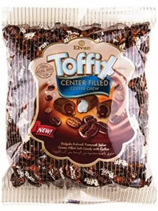 Elvan TOFFIX Kaffefylld Mjuk Karamell 800g ✖ 8