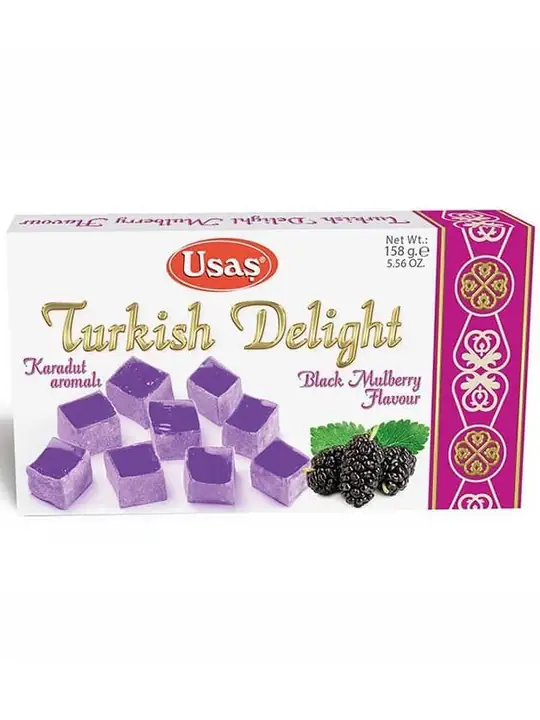 Usas Turkisk Delight - Svart Mullbärssmak 158g ✖ 24