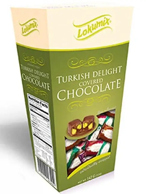 Usas Turkisk Delight - Hasselnöt & Fruktsmak Chokladöverdragen 142g ✖ 12