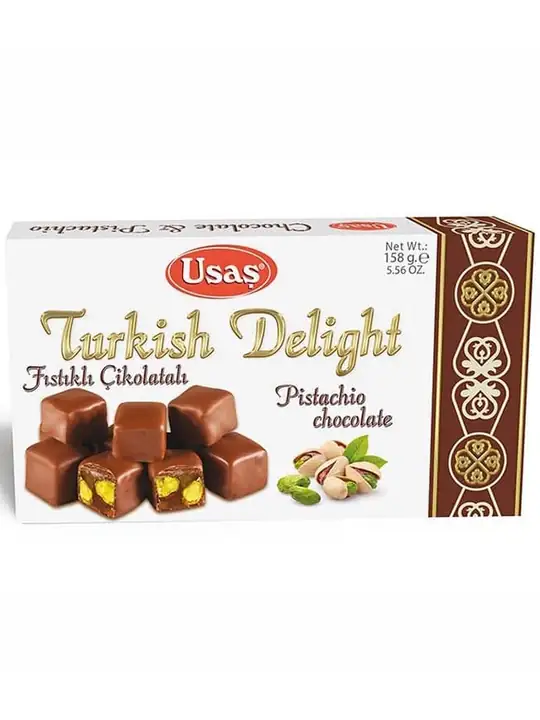 Usas Turkish Delight - Pistachio Chocolate 158g ✖ 24